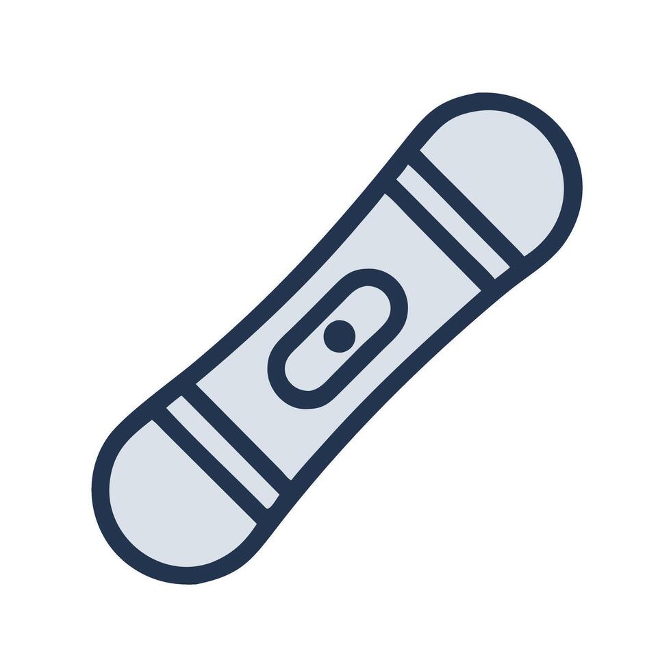 Orange Snowboard Icon vector