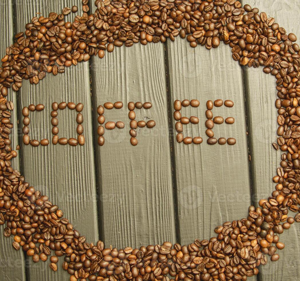 Coffee beans stock photo
