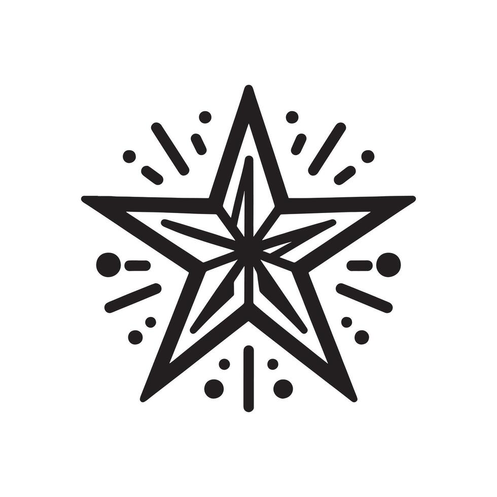 Star icon illustration vector