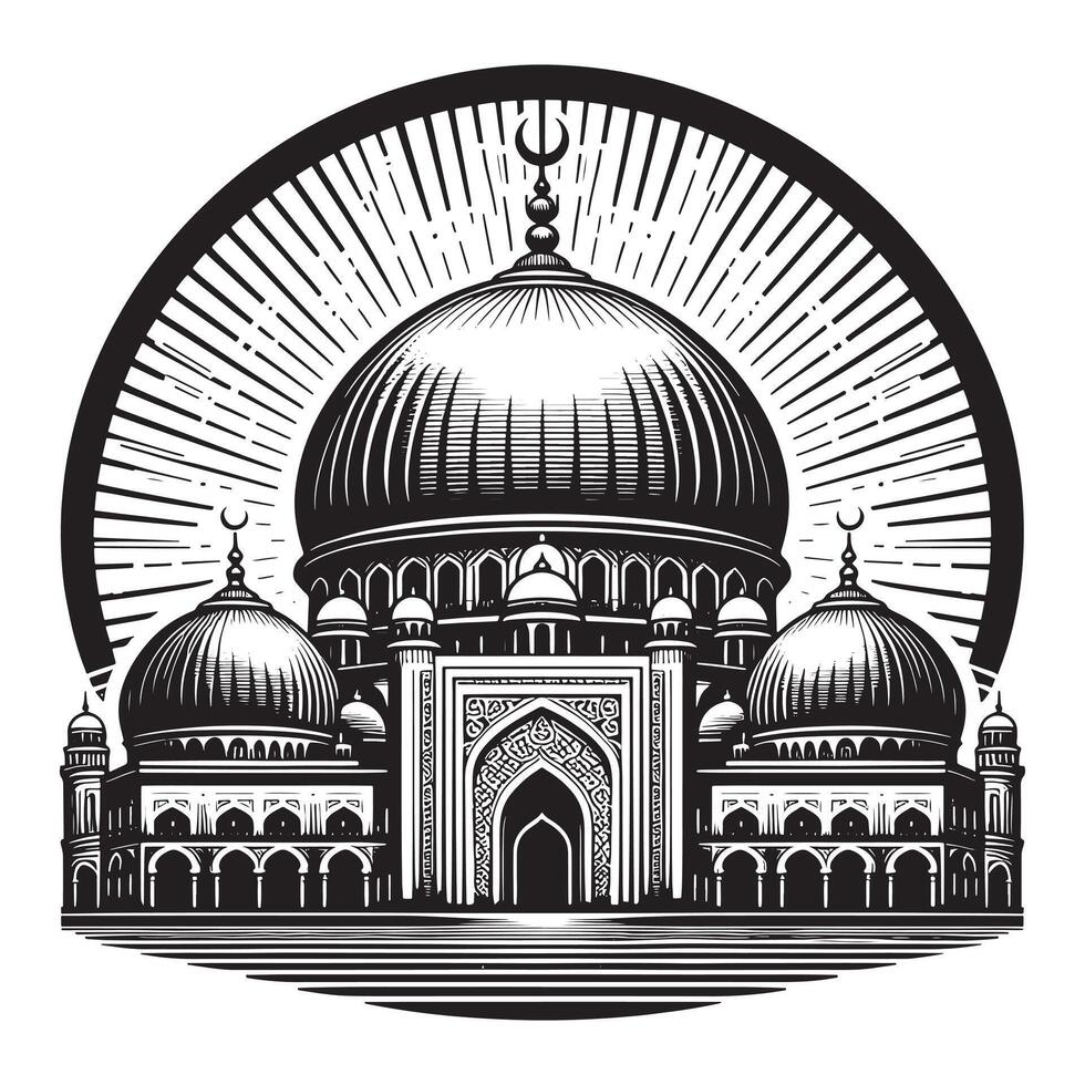Islamic architecture illustration 52407143 Vector Art at Vecteezy