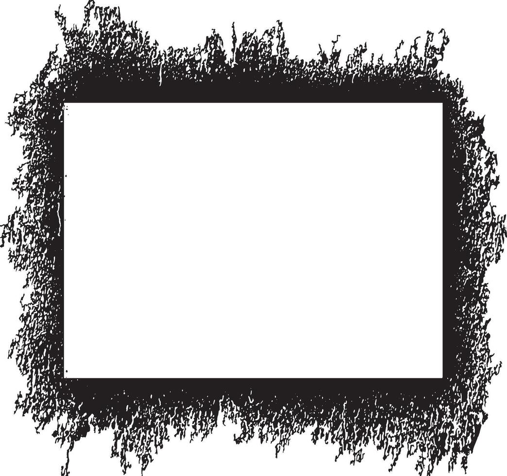 black and white border, a black and white square grunge frame, a black and white picture of a frame border with a white background, vector