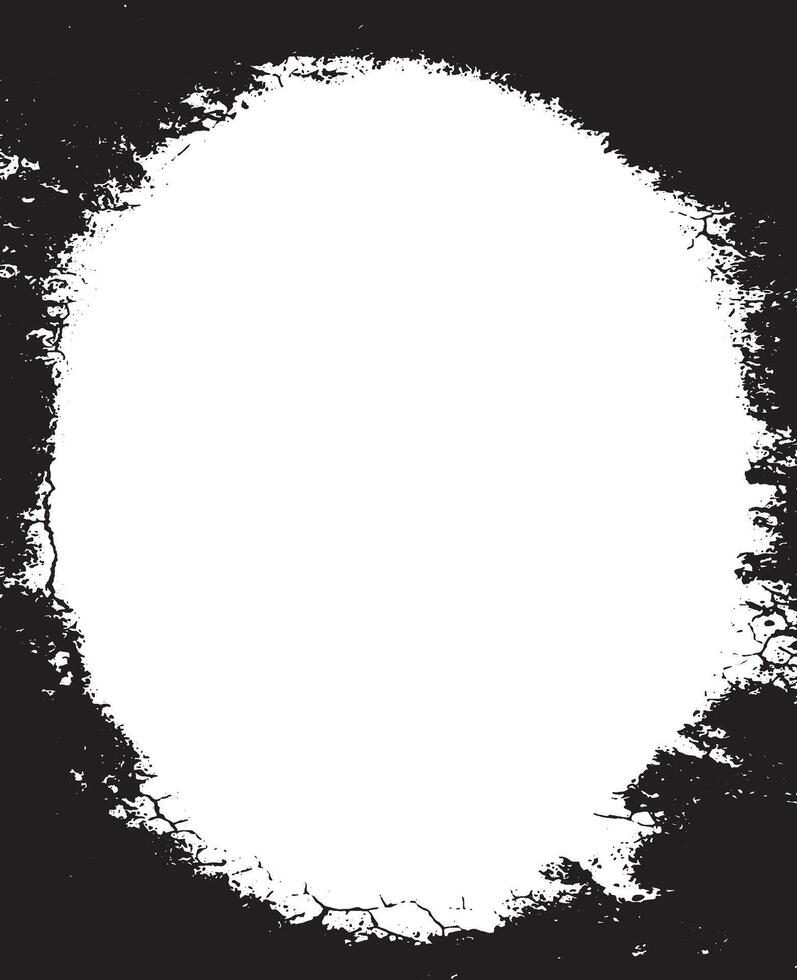black and white frame, a white circle on a black background grunge photo frame, , black and white frame with space vector