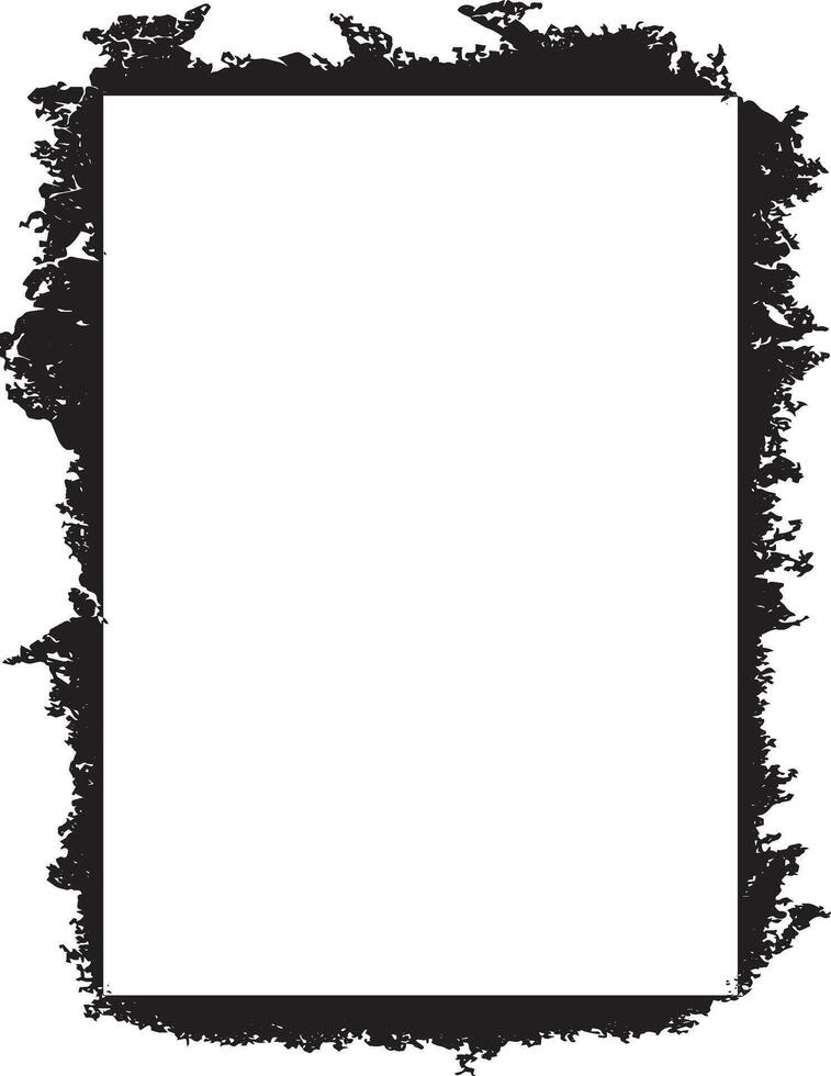 black and white frame, a square frame with black paint frame border, a white sheet of paper with a black border, vector