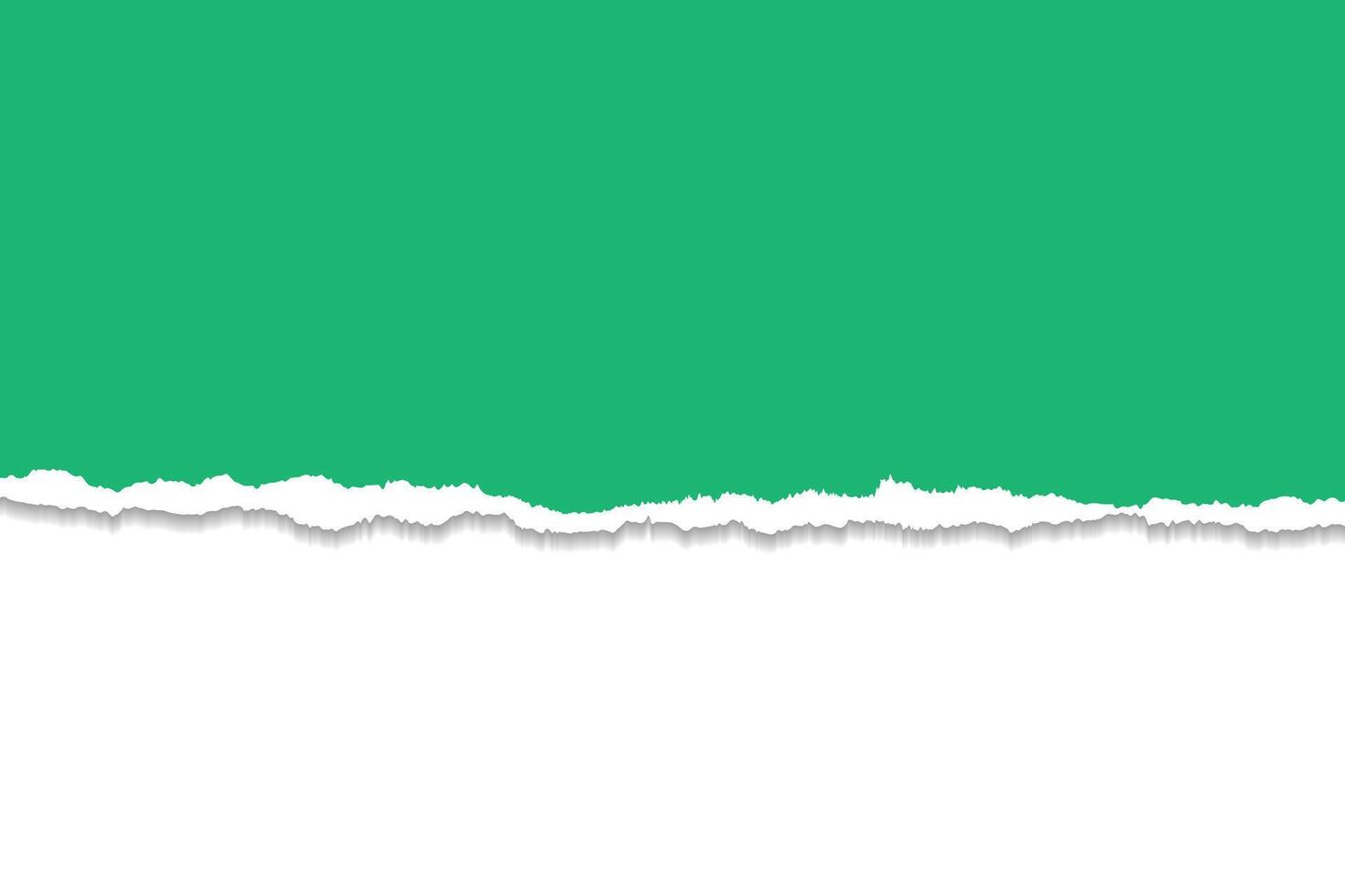 Torn Paper Edge with Green Background for Creative Design vector