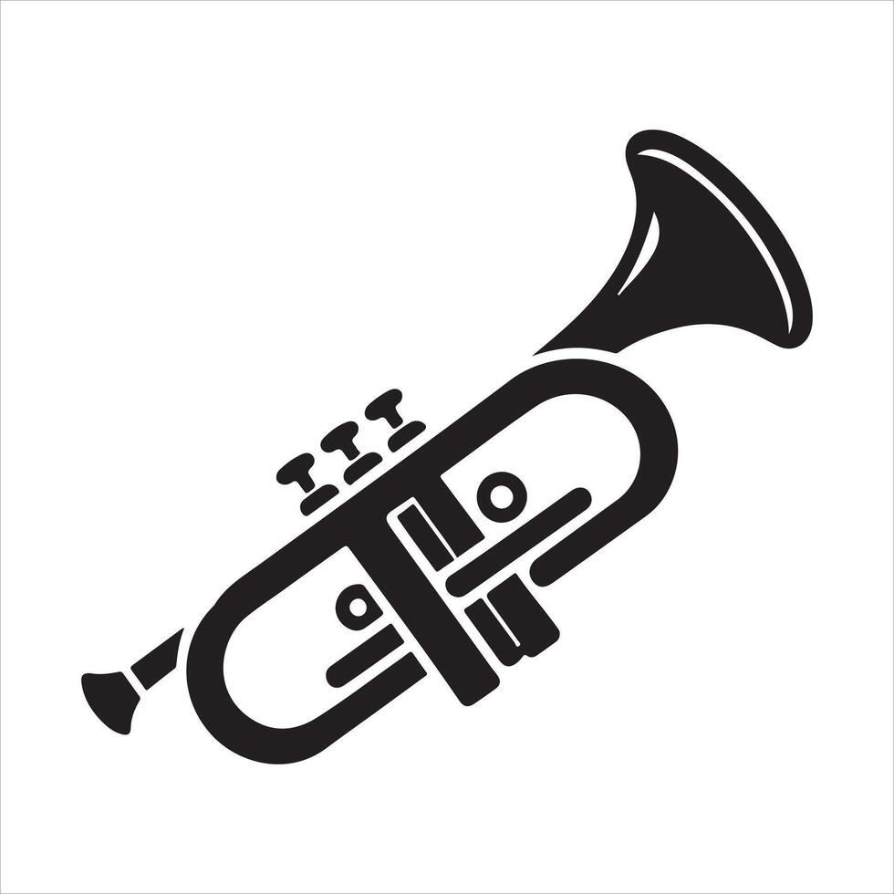 Trumpet art illustration vector