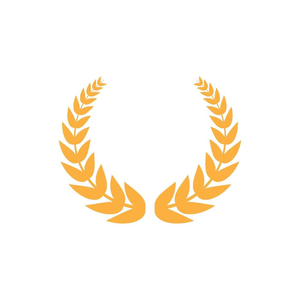 Rice logo design vector
