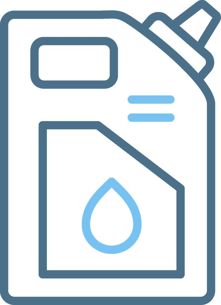 Lubricant Line Two Colour Icon Design vector