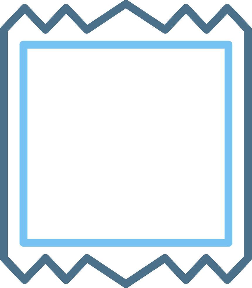 Frame Line Two Colour Icon Design vector