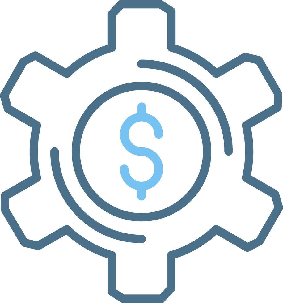 Sales Enablement Line Two Colour Icon Design vector
