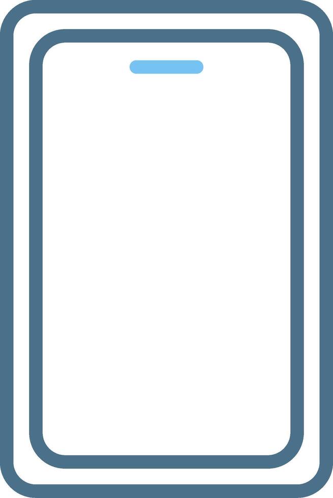 Smartphone Line Two Colour Icon Design vector