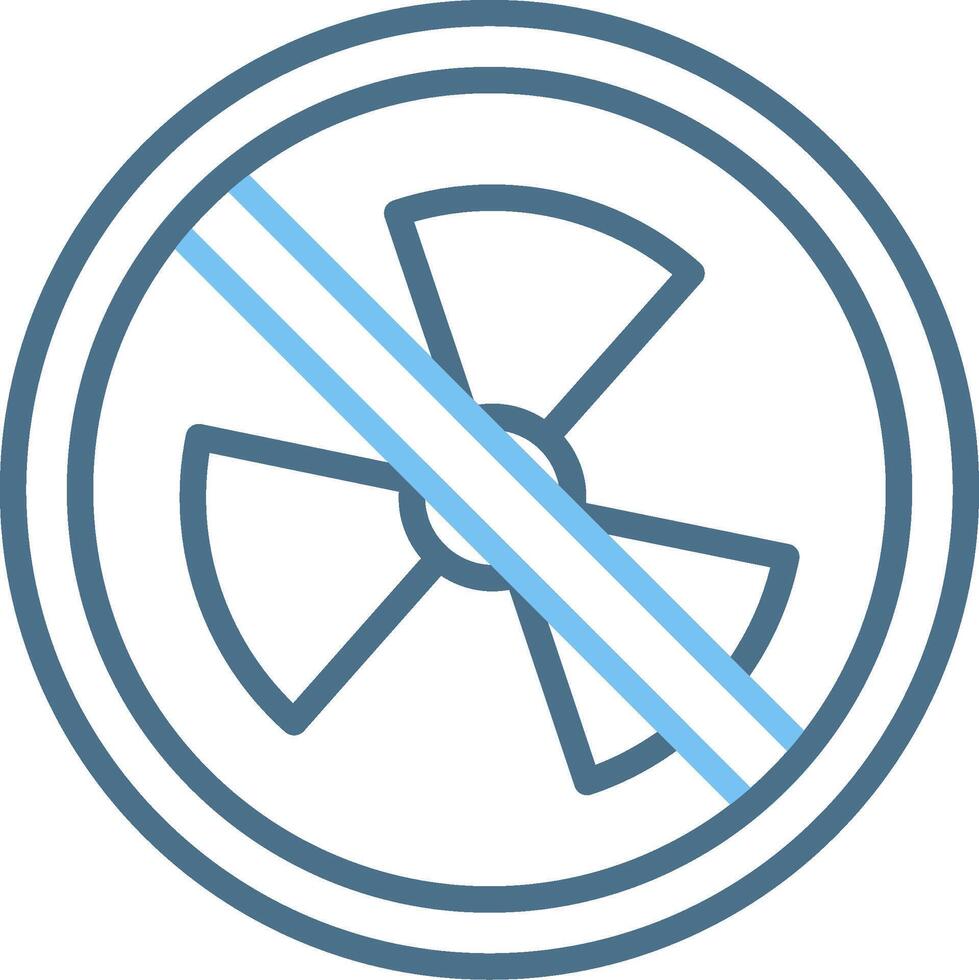 Radiactive Line Two Colour Icon Design vector