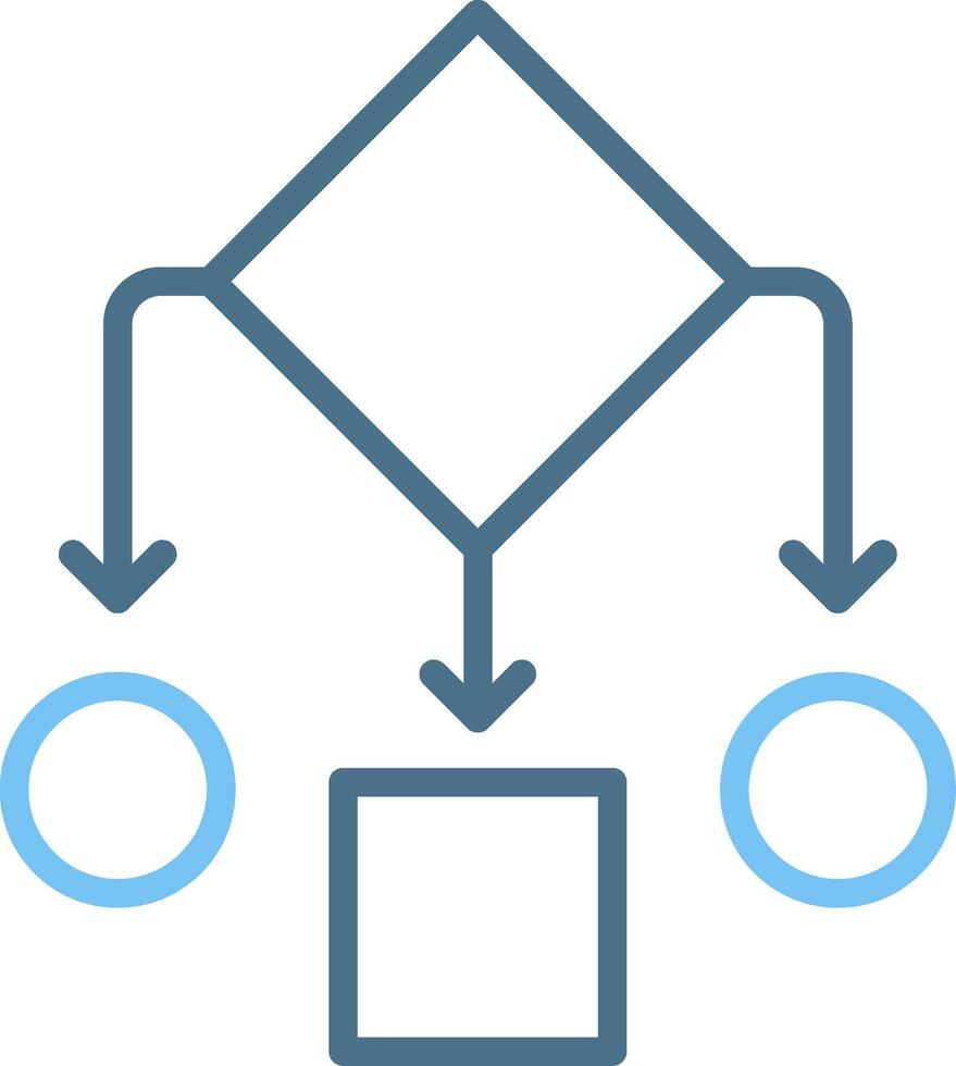 Infrastructure Line Two Colour Icon Design vector
