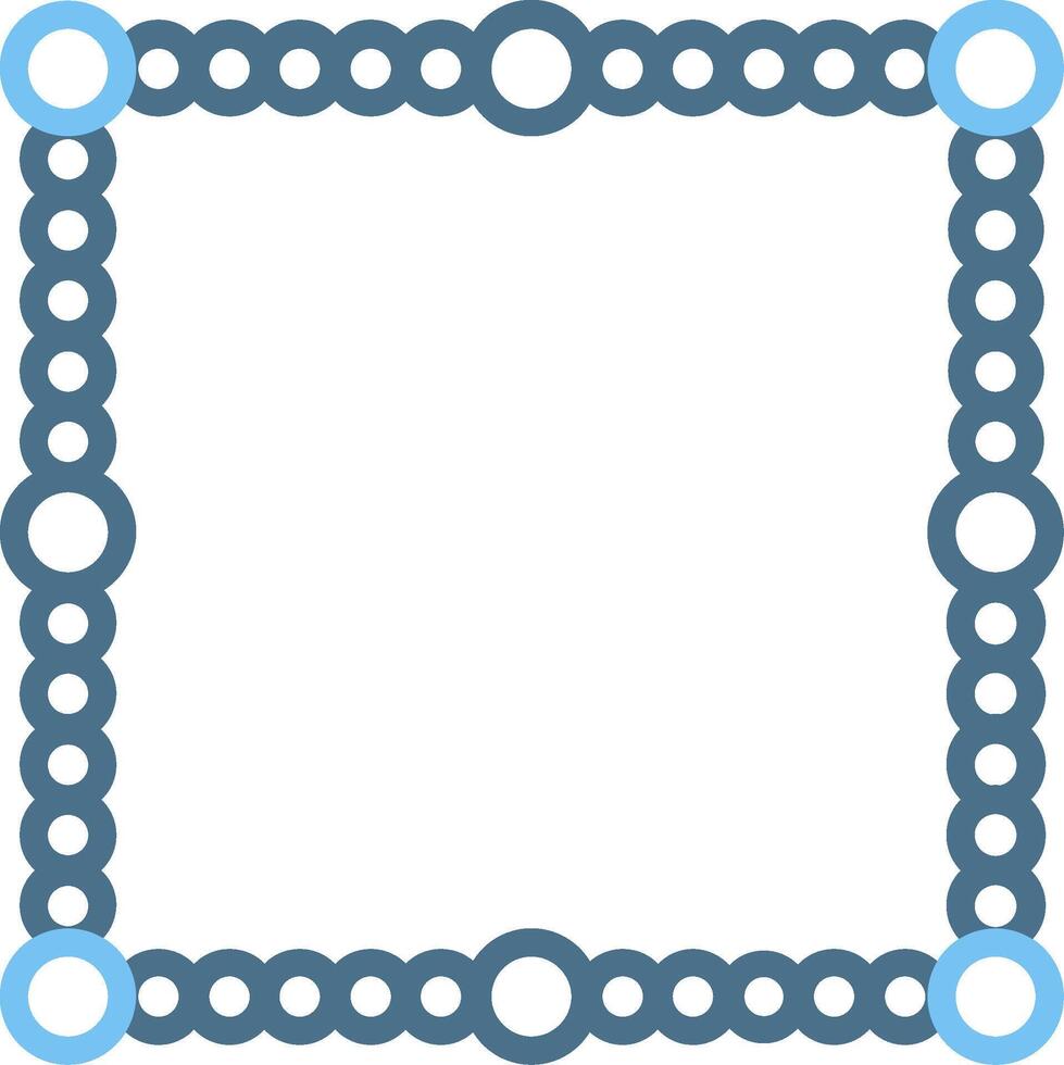 Frame Line Two Colour Icon Design vector