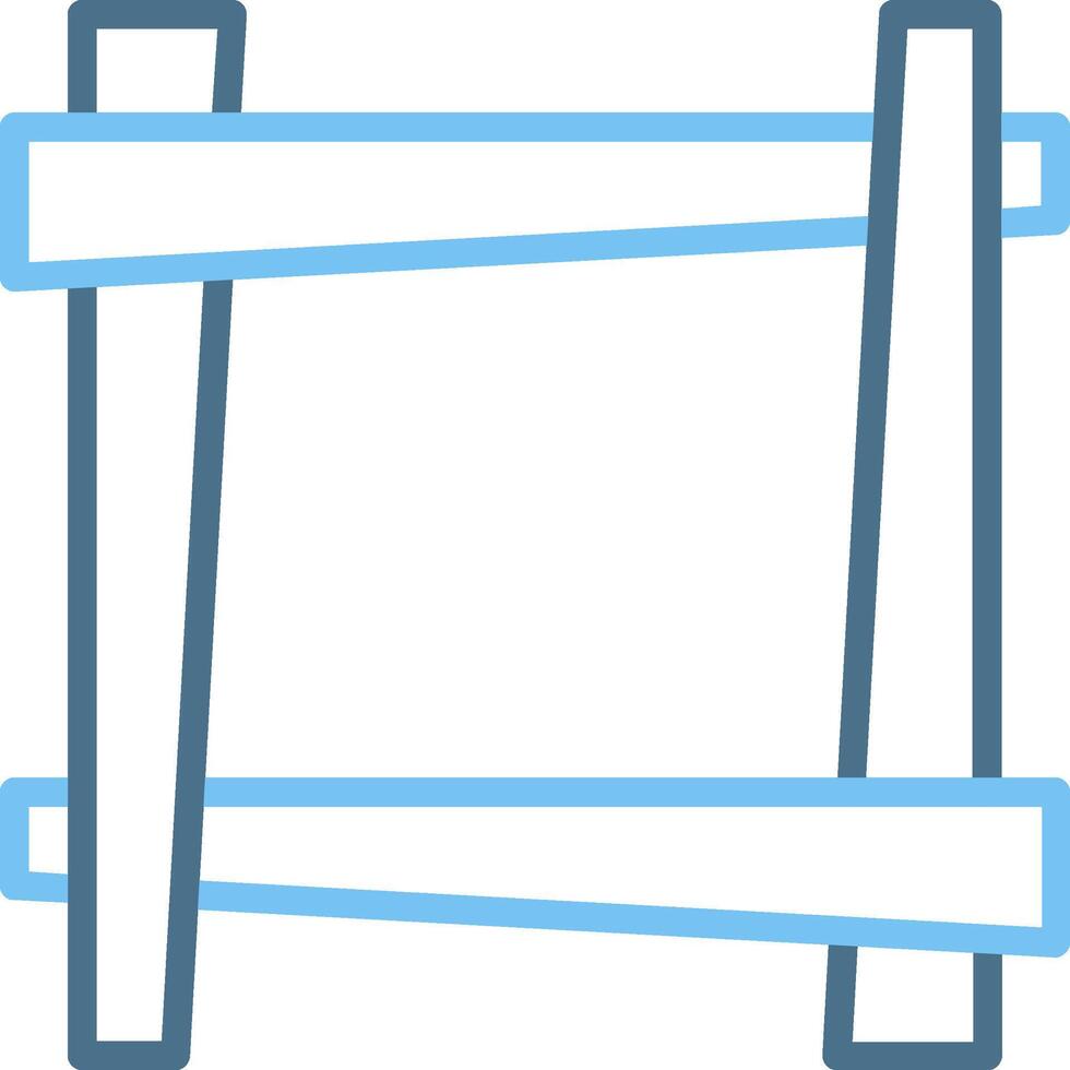 Frame Line Two Colour Icon Design vector