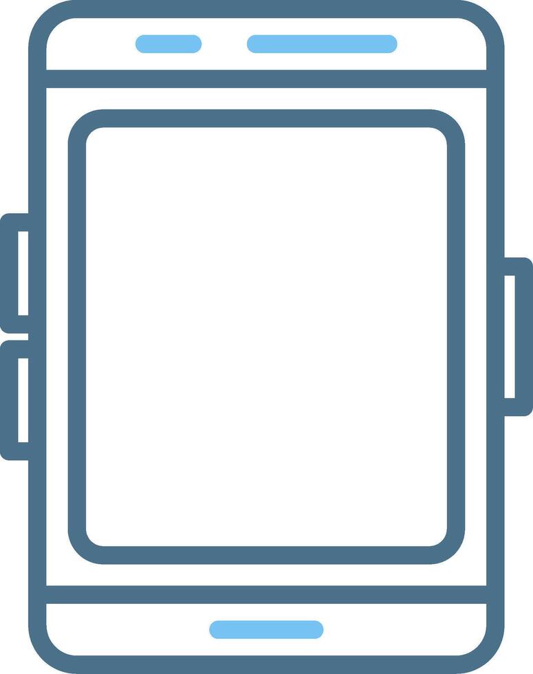 Smartphone Line Two Colour Icon Design vector