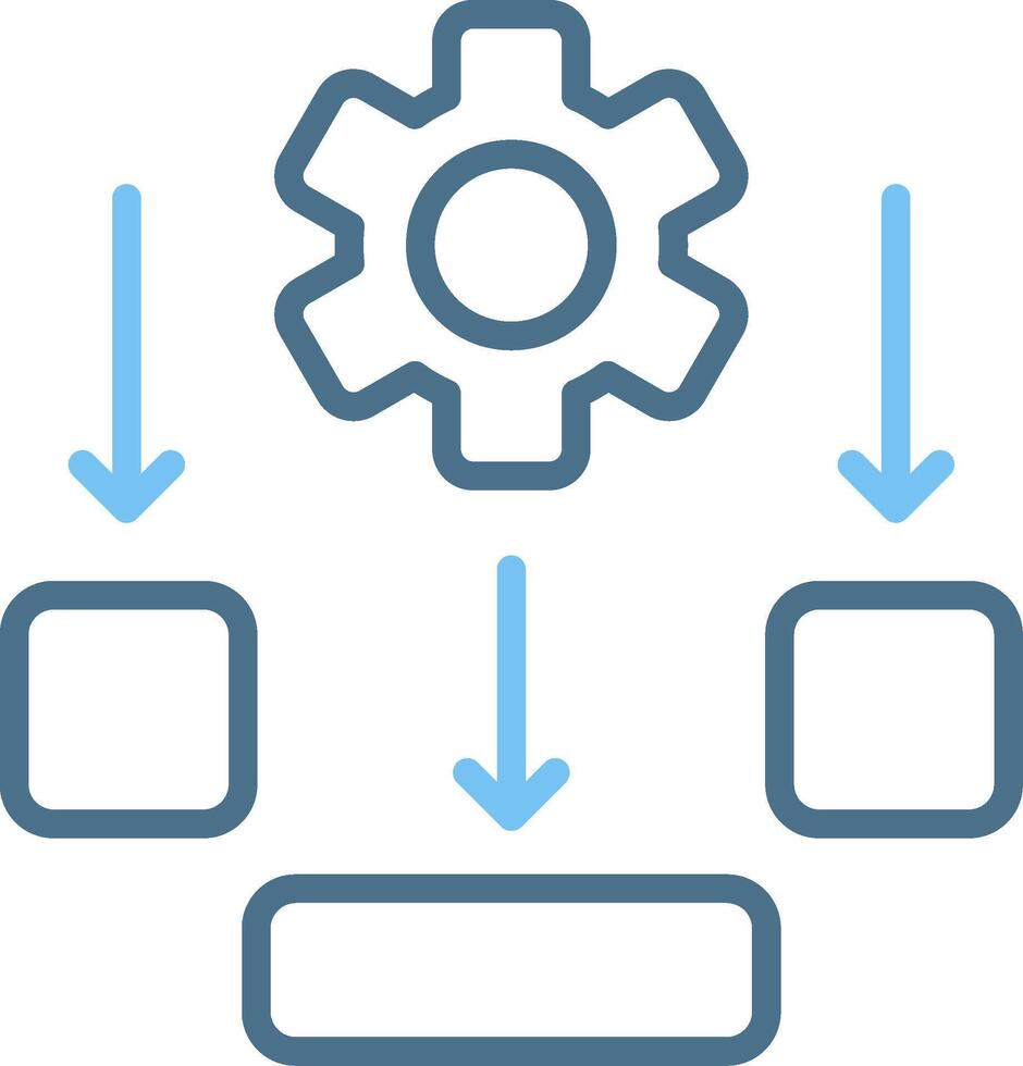 Scheme Line Two Colour Icon Design vector