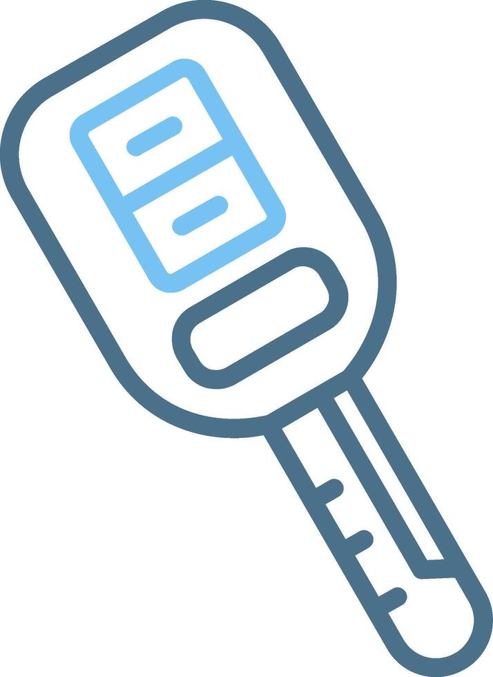 Car Key Line Two Colour Icon Design vector