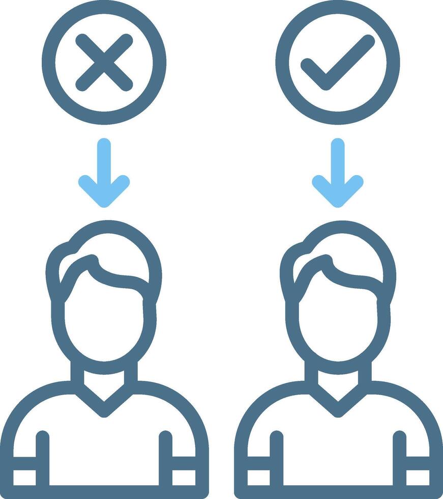 select Line Two Colour Icon Design vector
