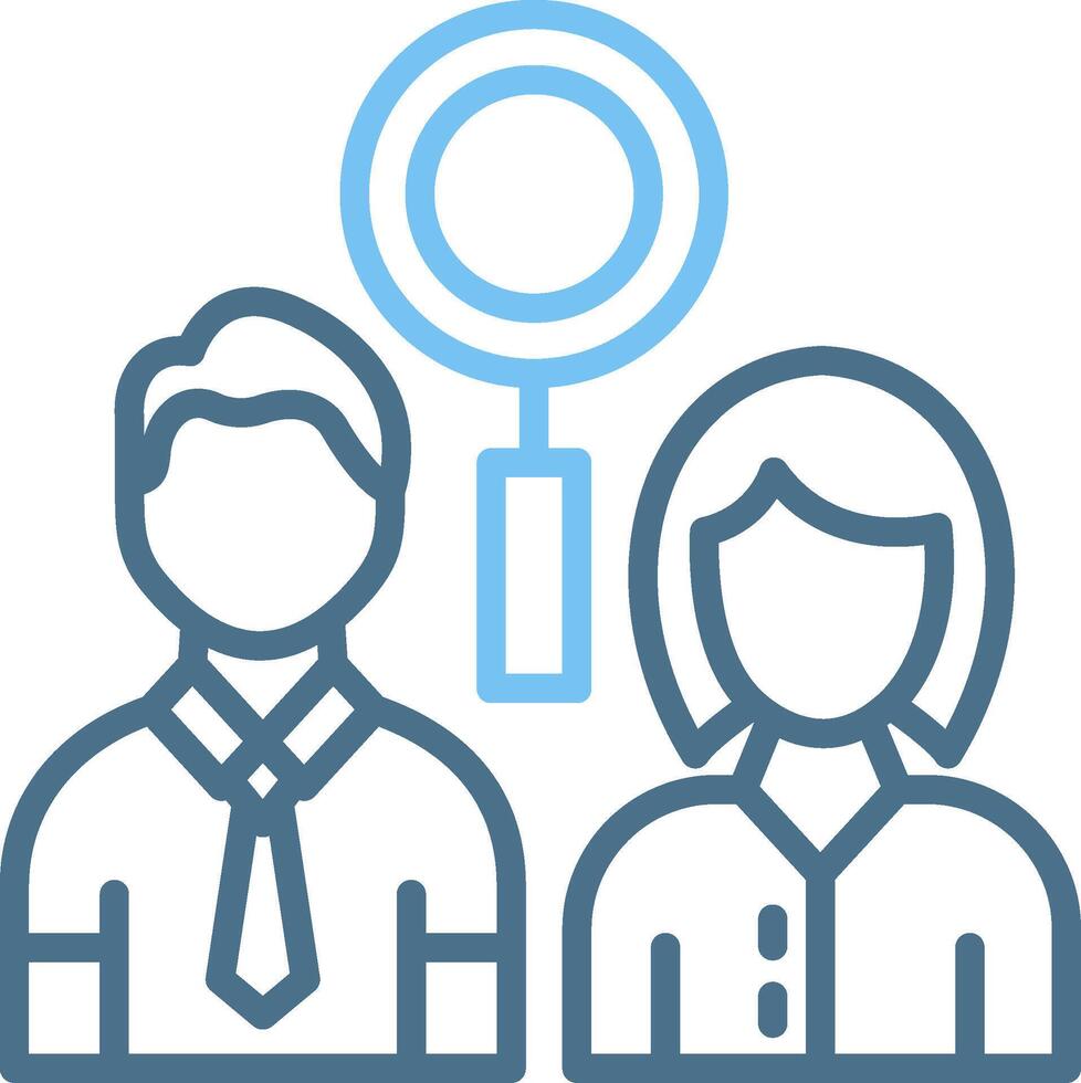 Selection Line Two Colour Icon Design vector