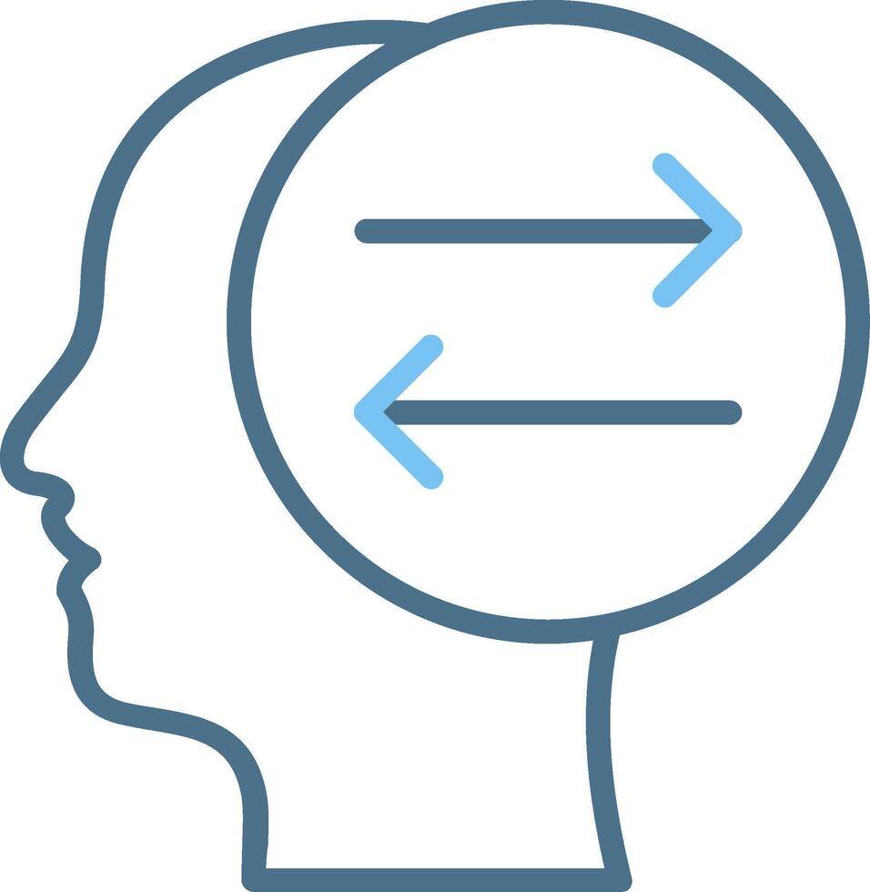 Arrows Line Two Colour Icon Design vector