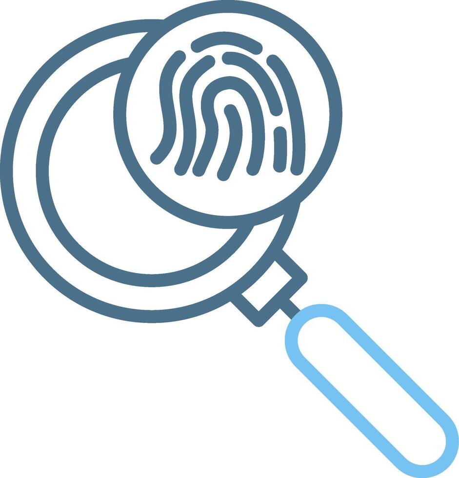 Study Line Two Colour Icon Design vector