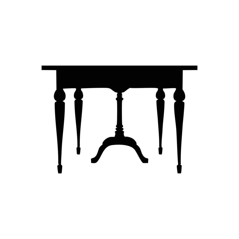 tea Table icon design, isolated white background vector