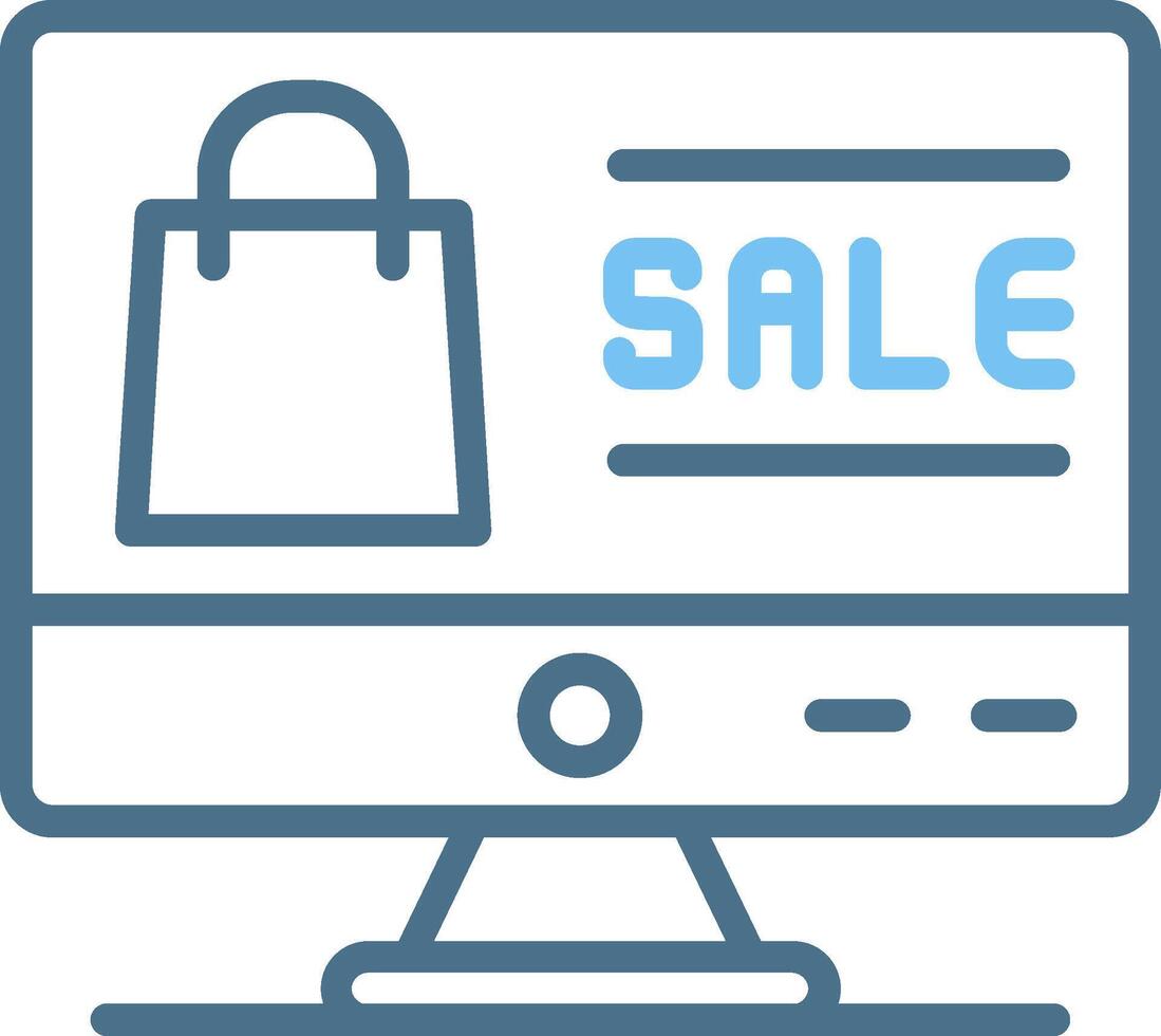 Sales PipeLine Two Colour Line Two Colour Icon Design vector