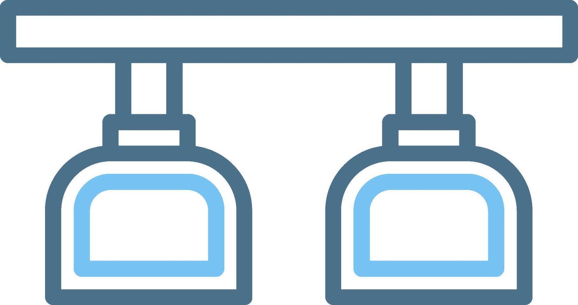 Holder Line Two Colour Icon Design vector