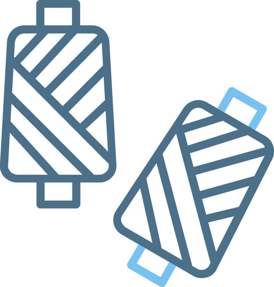 Silk Line Two Colour Icon Design vector