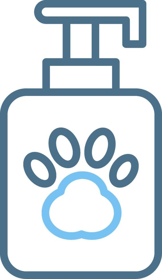 Soap Line Two Colour Icon Design vector
