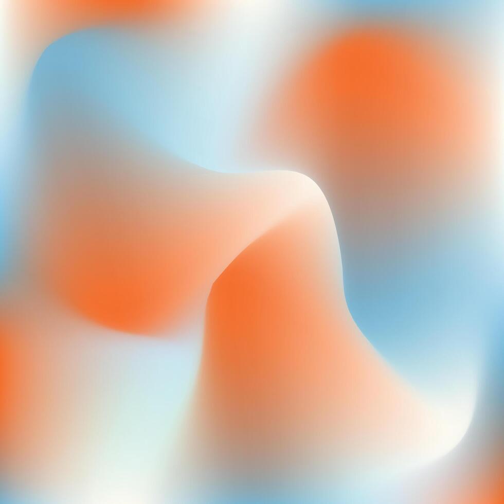 Abstract background with orange and blue colors vector