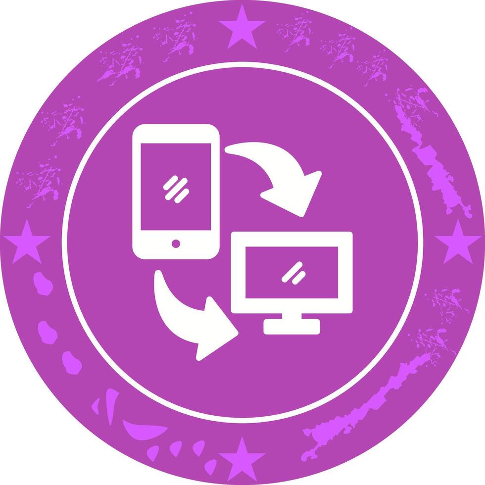 Synchronization Icon Design vector