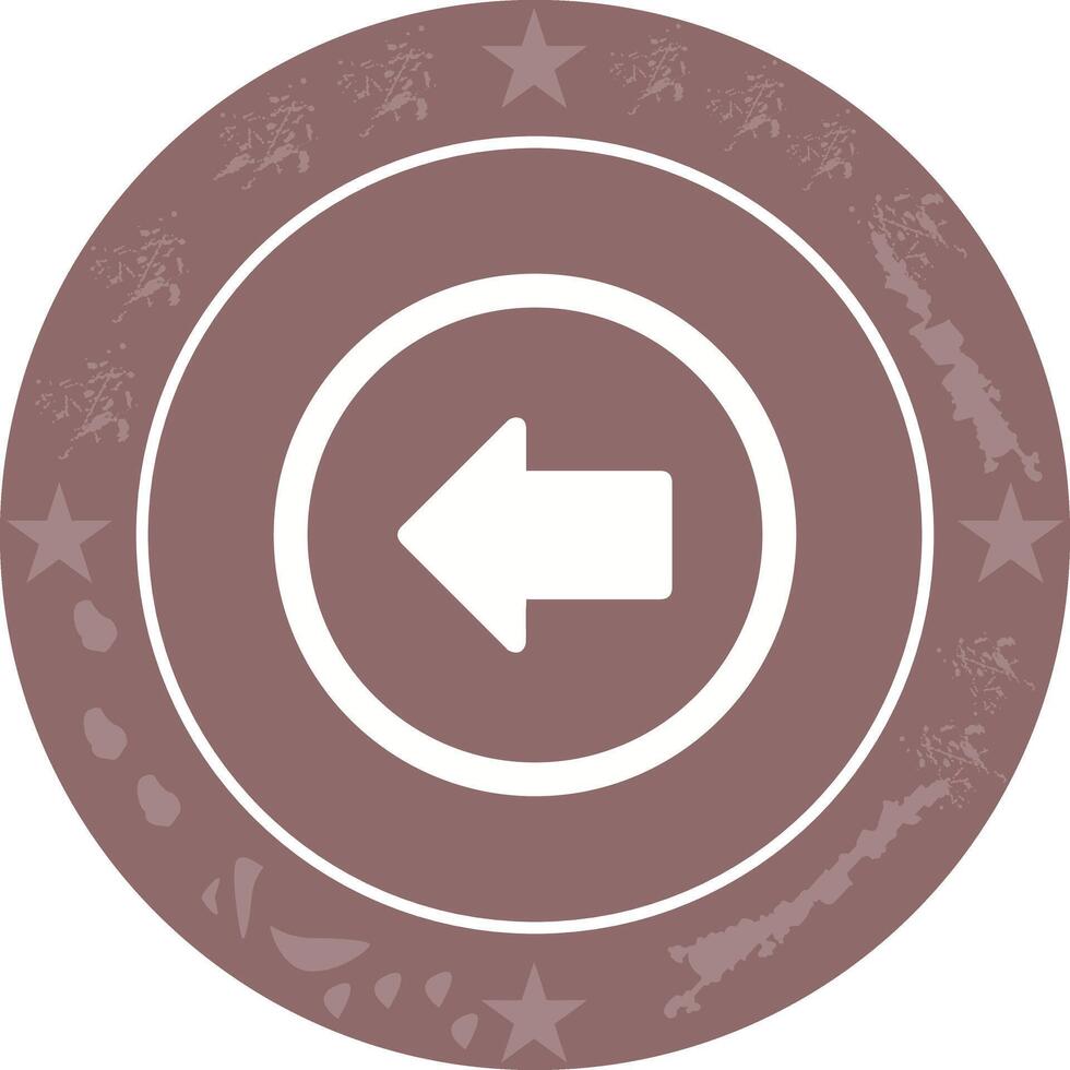 Left Arrow Icon Design vector