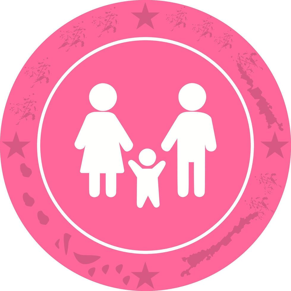 Family Photo Icon Design vector