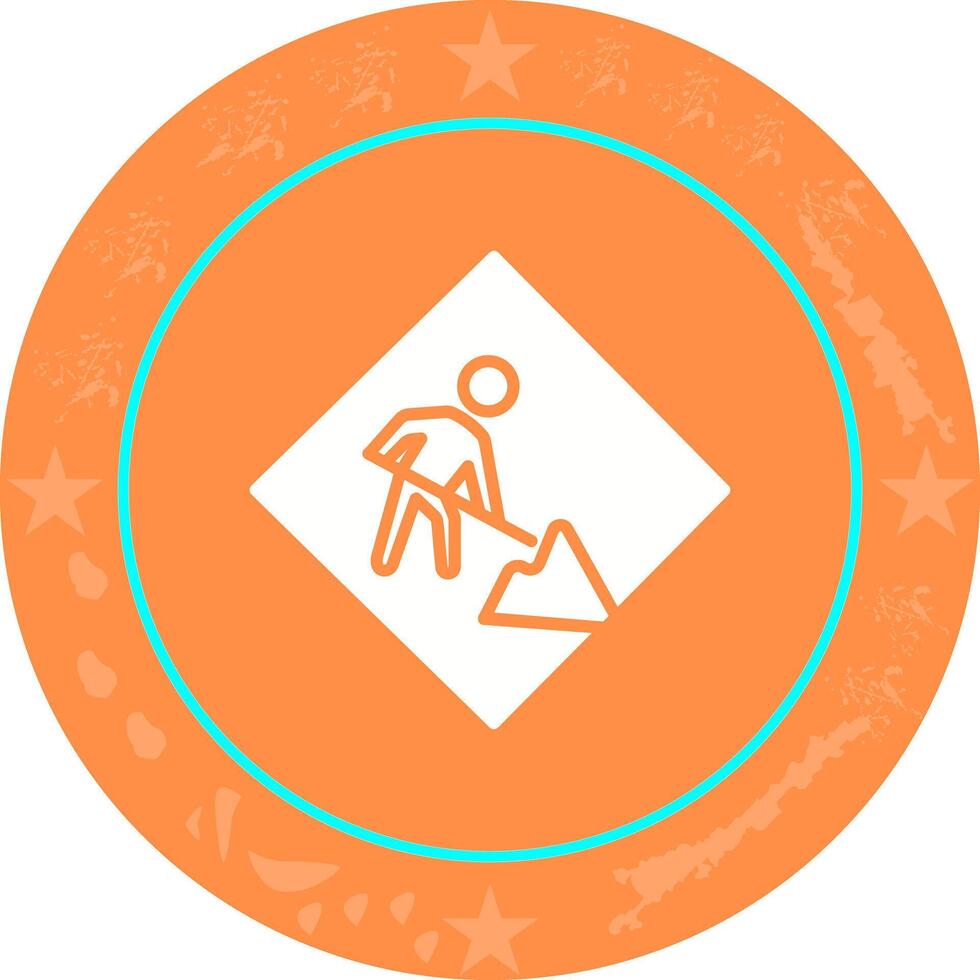 Construction Sign Icon Design vector
