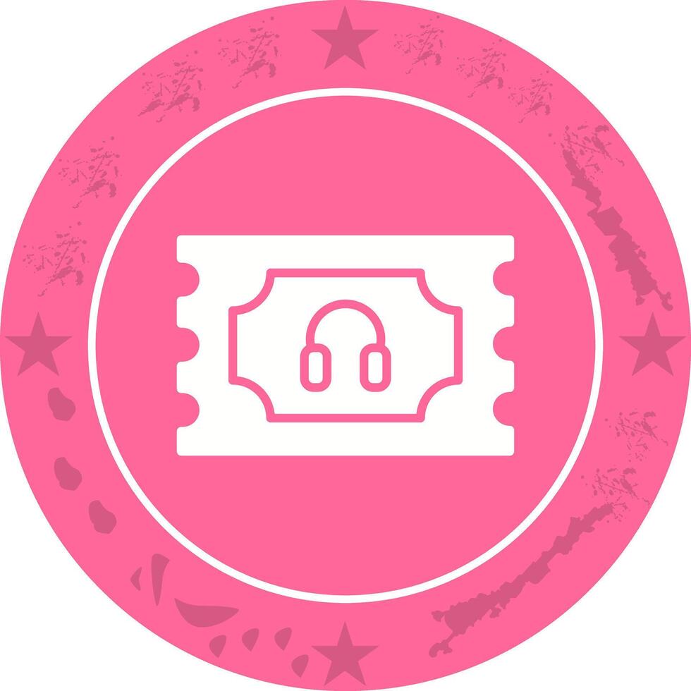 Support Ticket Icon Design vector