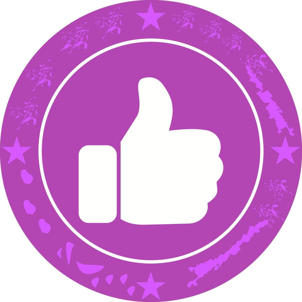 Thumbs Up Icon Design vector