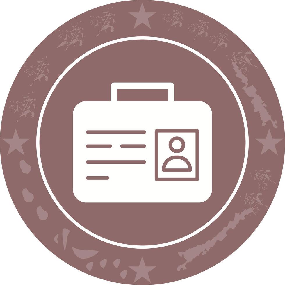 Office Card Icon Design vector