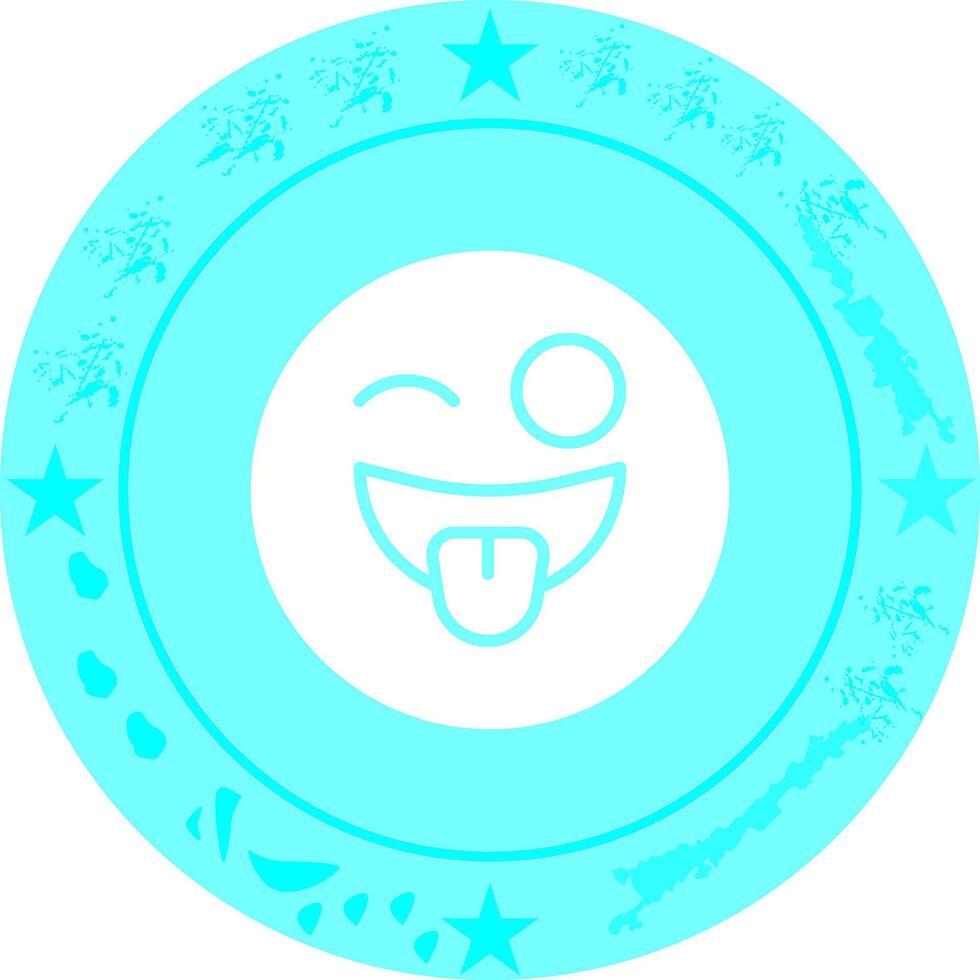 Zany Face Icon Design vector