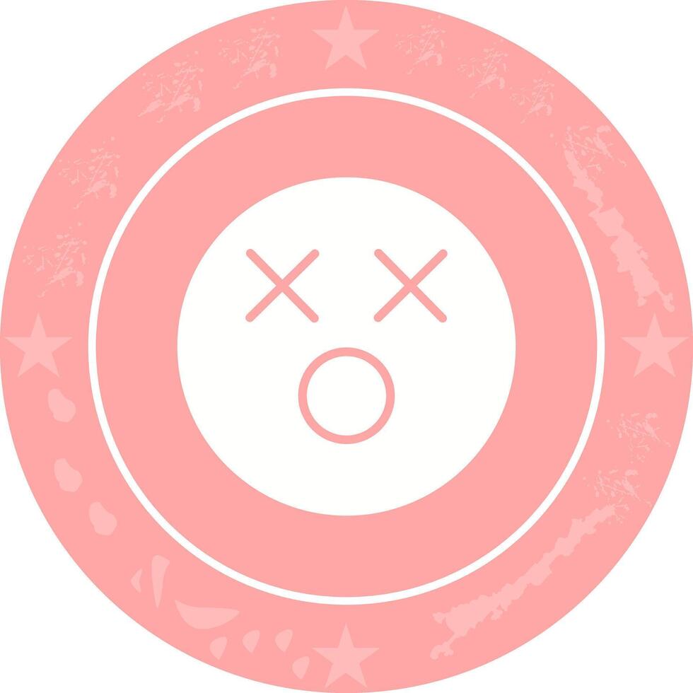 Dizzy Face Icon Design vector