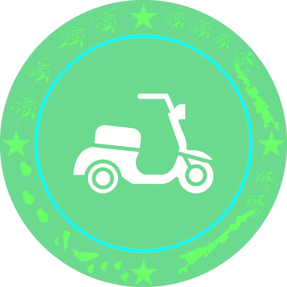 Motor Scooter Icon Design vector