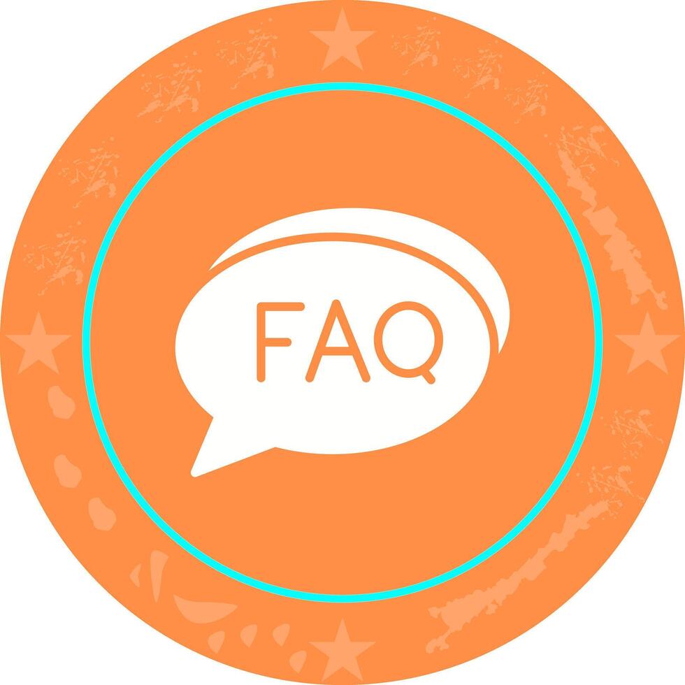 FAQ Section Icon Design vector