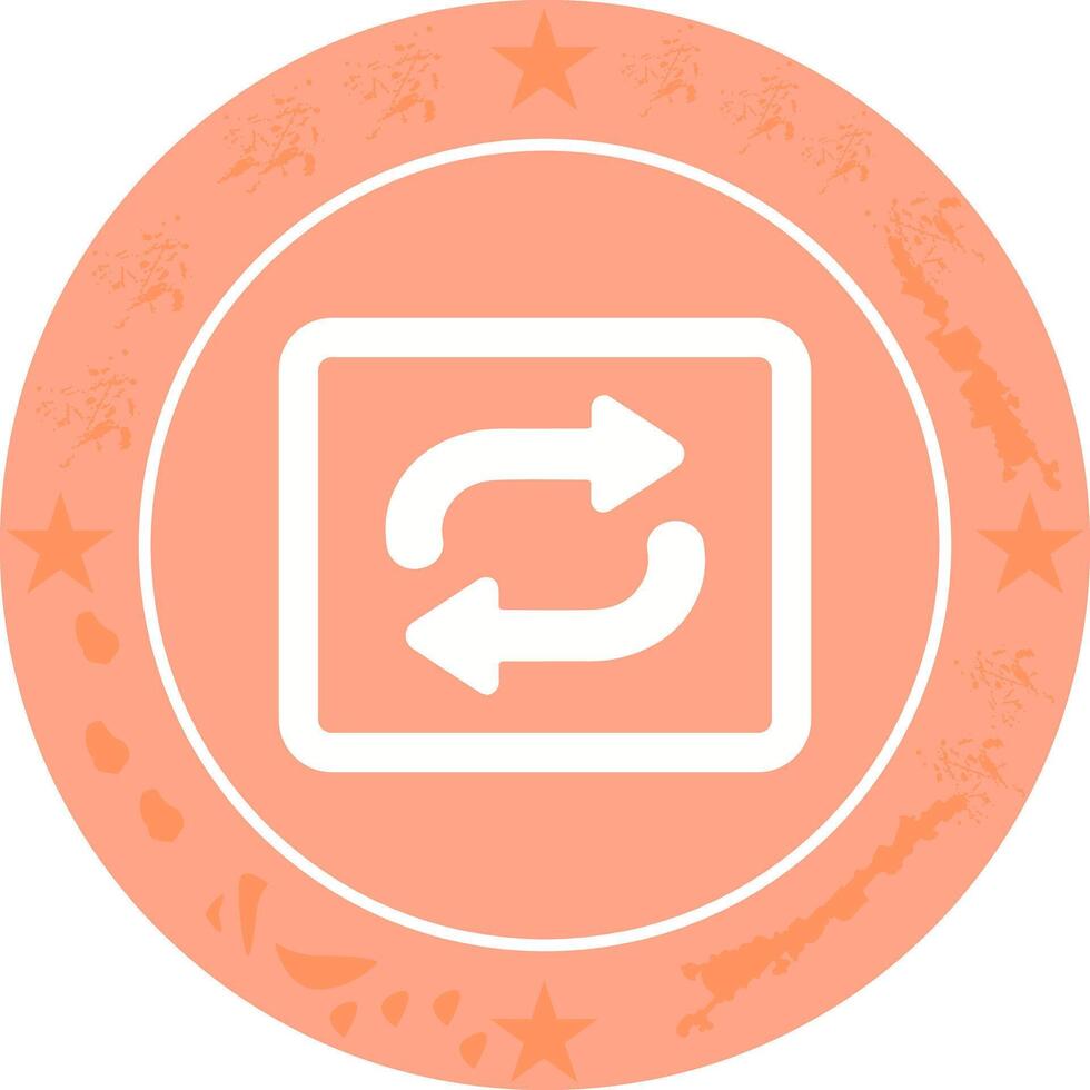 Repeat Button Icon Design vector
