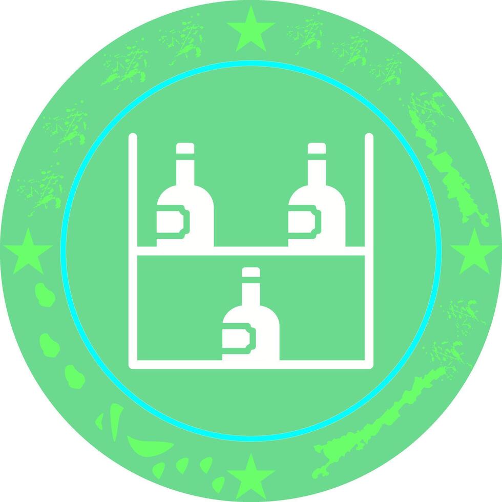 Wine Rack Icon Design vector