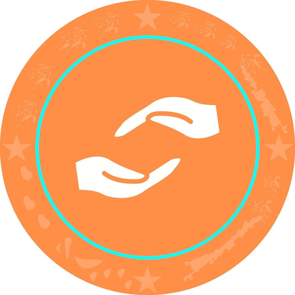 Supportive Hand Icon Design vector