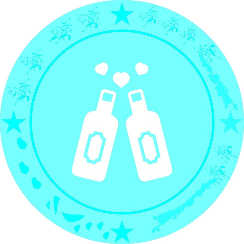 Wine Chill Icon Design vector