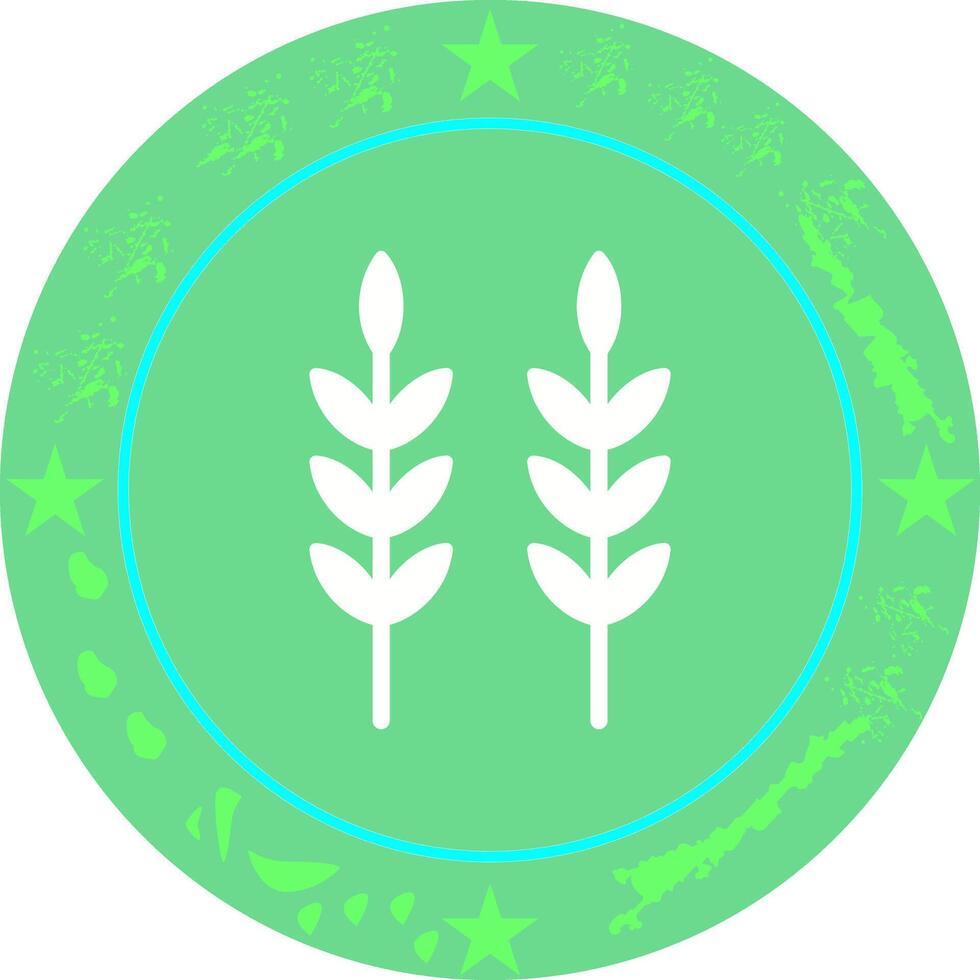 Sheaf of Rice Icon Design vector