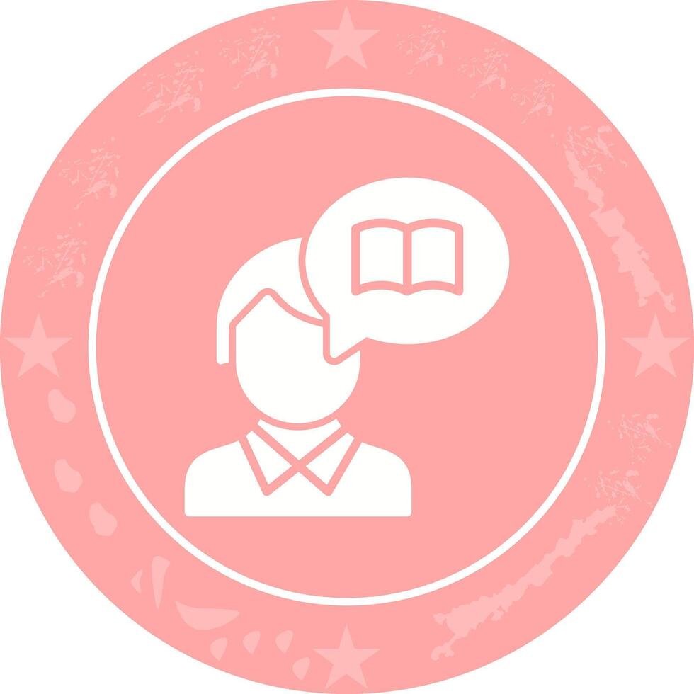 Storytelling Icon Design vector
