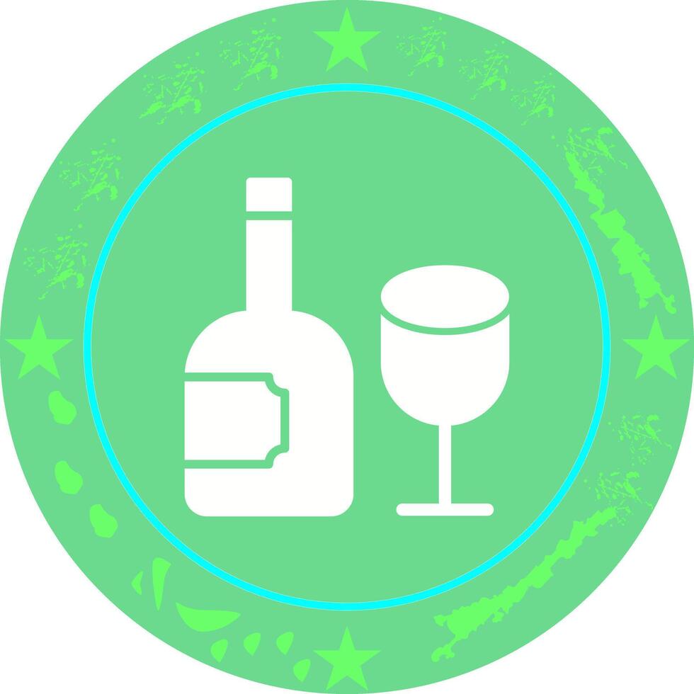 Wine Glass Icon Design vector