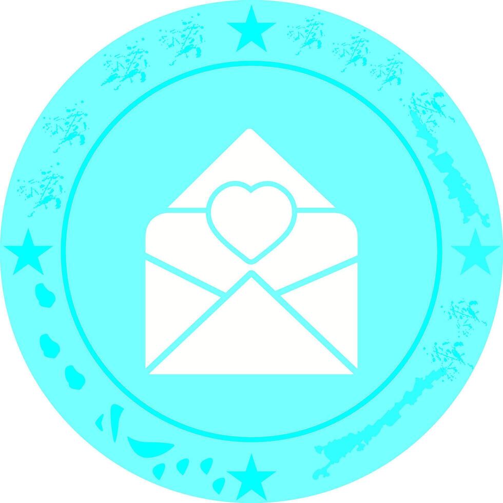 Love Letter Icon Design vector